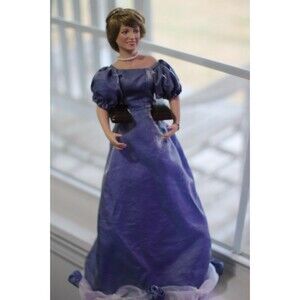 Vintage Princess Diana Memorial Doll  The Queen Of Hearts - Porcelain Doll-